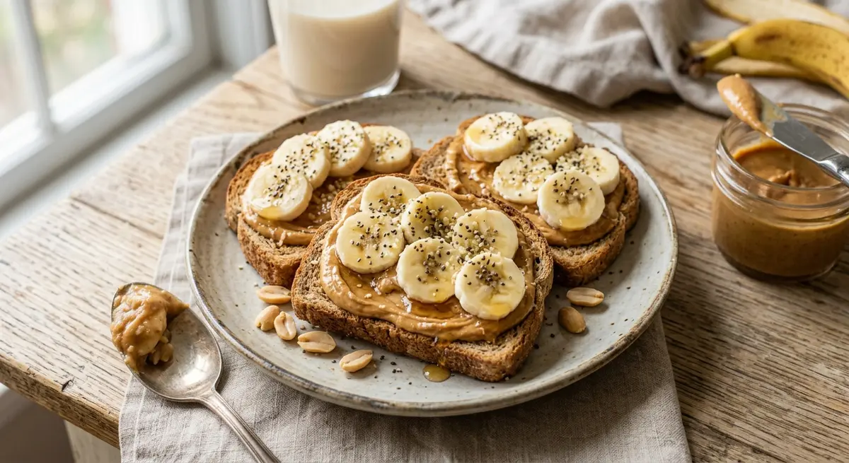 Peanut Butter Banana Toast
